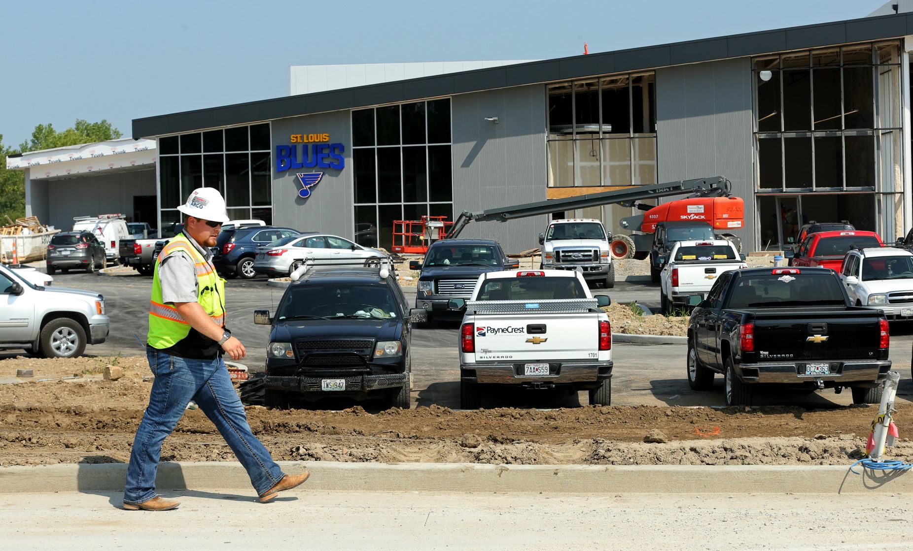 Progress brisk at Centene ice center